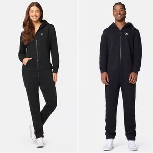 Onepiece 2.0 Original Norweigian Black Full Zip Hooded Jumpsuit Size S